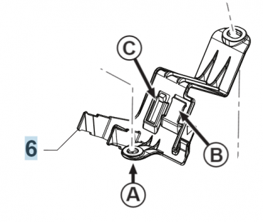 Batteriehalter 4T MY 22, # F68326,