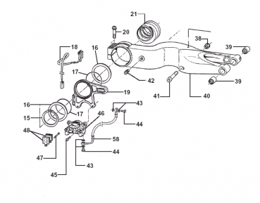 Bremsleitung hinten SMM 2/4T 03 > , # F69511
