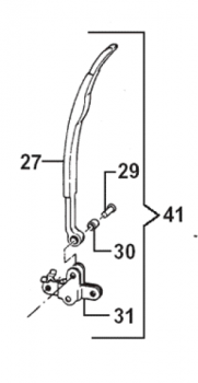 Steuerkettenleitschiene 530 , Spannerseitig, # F70325