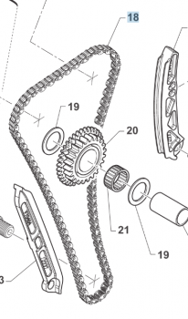 Steuerkette 92RH2015 92P. # F70423`