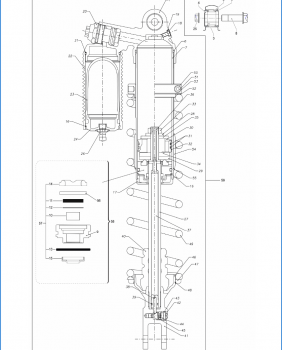 Ventil mit Ventilkörper Stoßdämpfer TM Racing factory, # F72381`