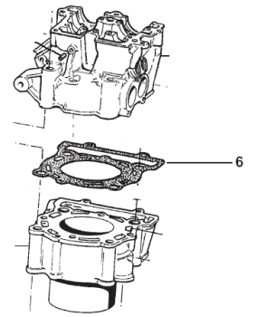 Dichtung Zylinderkopf D.77 4T, # F05811`