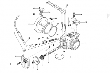 Kolben Choke/Hotstart Fi, # F08089