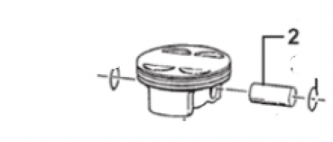 Kolbenbolzen 19X11.5X40 DLC beschichtet, # F09393