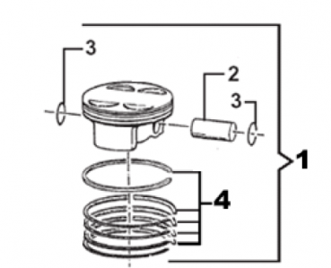 Kolbenkit 450Fi 94.95 2013 CPL V, #F10829.95