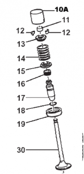 Federteller oben für Ventilfeder F14151, #F26412