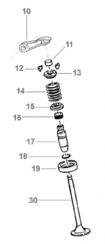 Federteller oben für Ventilfeder F16450 250N, #F 26488.