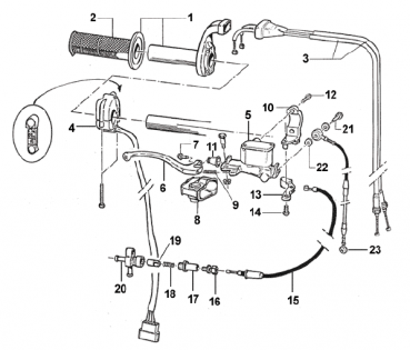 Bowdenzug Hotstart 4T, # F64316`
