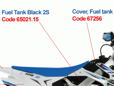 Benzintank 2T ab mod 2015, 65021.15