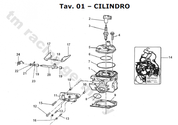 CILINDRO  85 CR/E 13/- NUDO