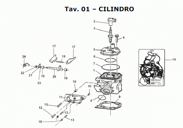 CILINDRO  85 CR/E 13/- NUDO