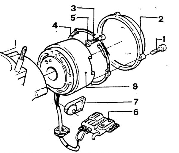 Dichtung Zündungsdeckel 250/300 bis 1996, ersetzt durch # 05259`