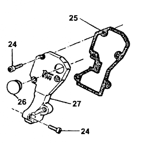 Dichtung Deckel Auslaßsteuerung  80/85 91/01, # 05514´