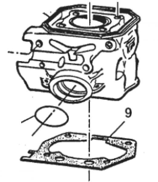 Dichtung Zylinder 0,4. # 05521`