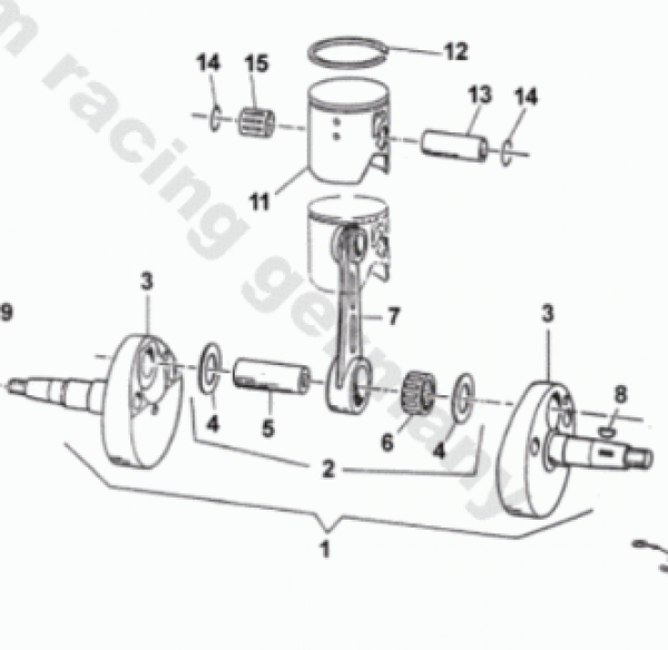 Kolbenkit 85cc ab mod 2013. #10174.87. ersetzt auch # 10166`