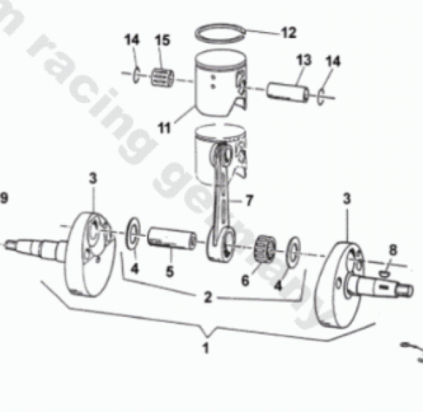 Kolbenkit 47.87 85cc ab mod 2013 , #10174.87. ersetzt auch # 10166.