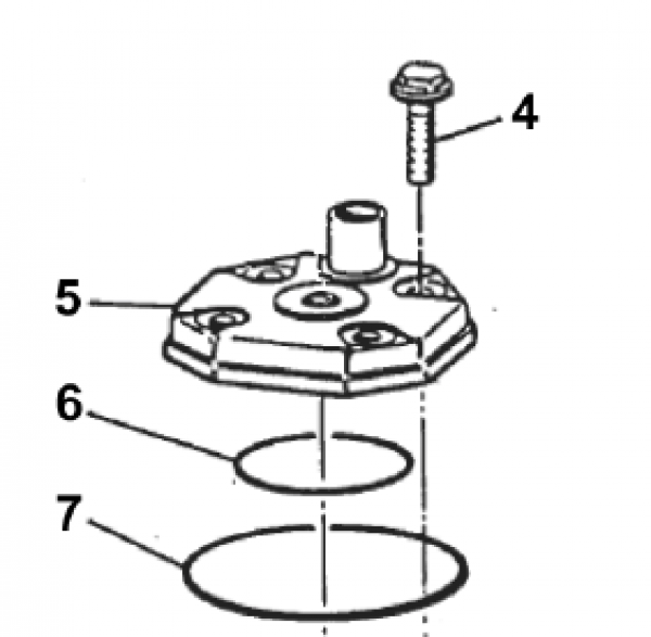 O-Ring Zylinder 80/85/100cc. # 12011`