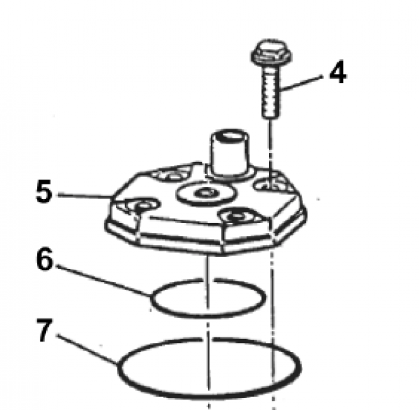 O-Ring Zylinder 80/85/100cc, # 12011.