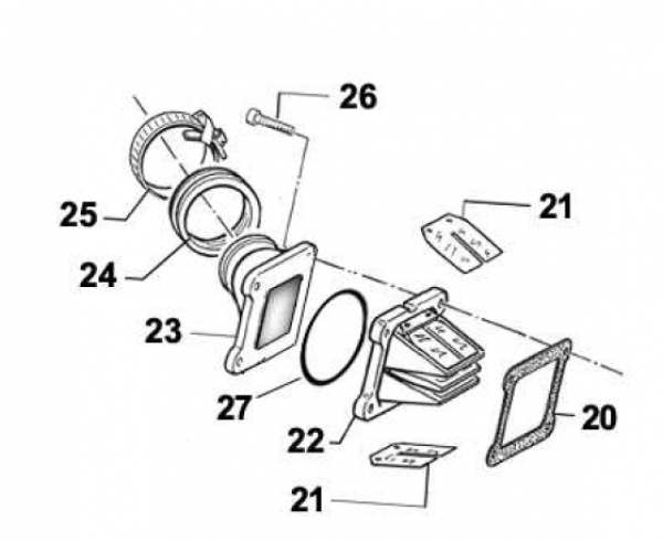 O-Ring Membrangehäuse 125cc. # 12026`