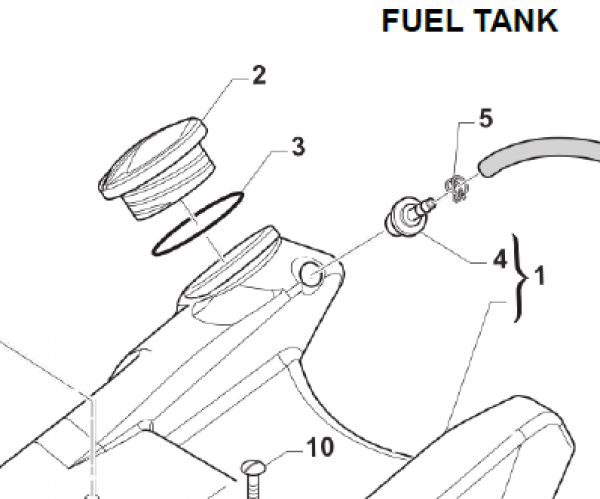 Dichtring für Tankverschluß 4Takt mod 2015, # 12039`