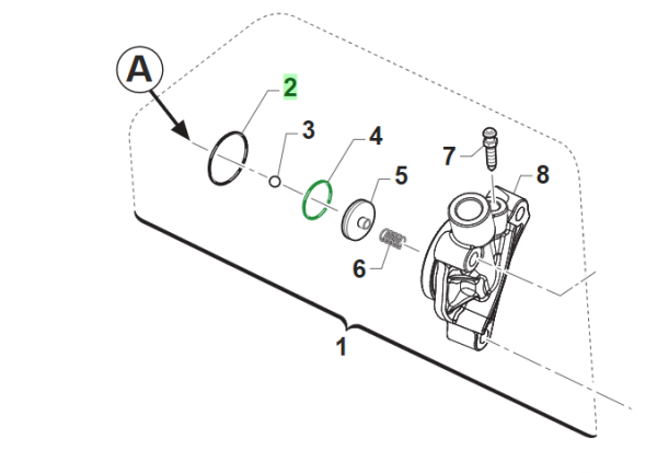 0-Ring NBR 2112. # 12243`