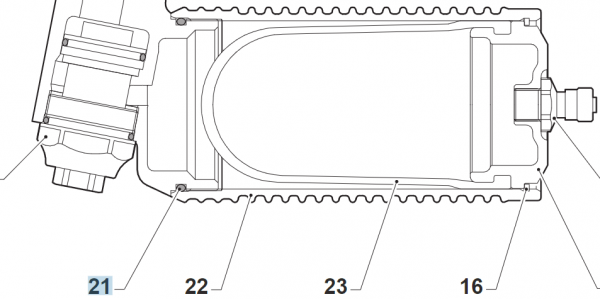 O-Ring ORM Viton Stoßdämpferkopf 4T ab 2020. # 12273`