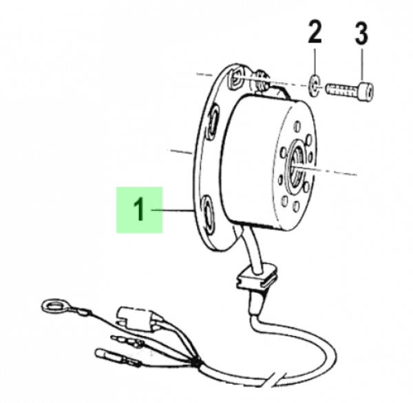 Generator Kokusan 125/250/300. # 15200` Artikel ist ersetzt durch # 15230`