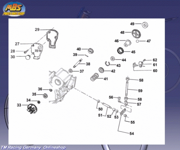 Feder Auslass-Steuerung 85cc