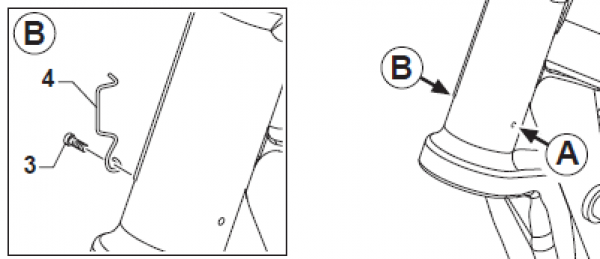 Kabel/Bowdenzug Halteklemme,  rechts, #16023