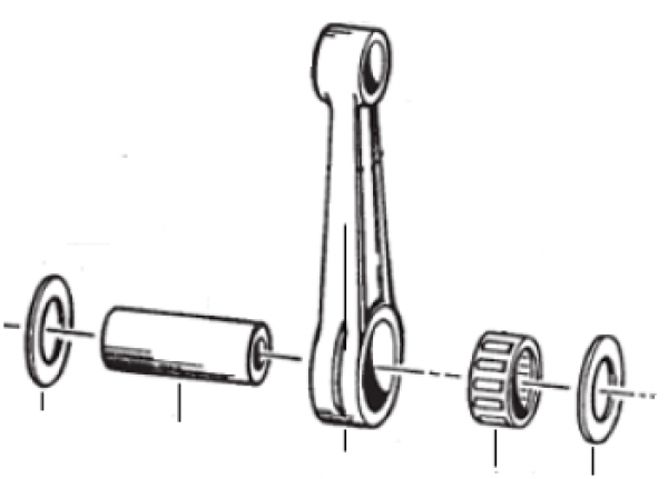 Pleuel 144cc Kit. # 18145`