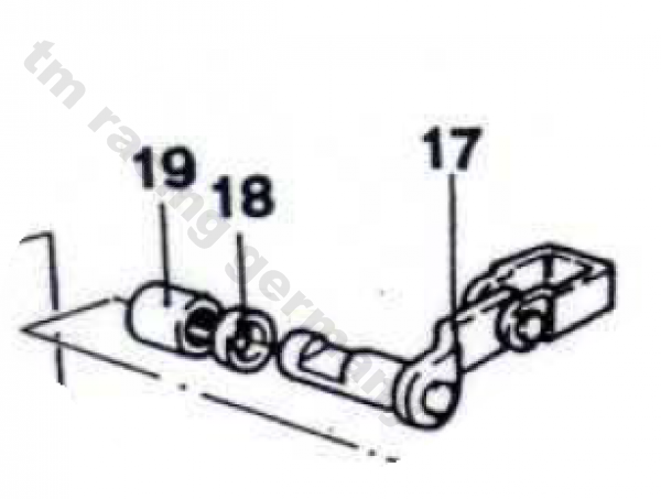 Nadellager Kupplungshebel Seilzugsystem, # 19047