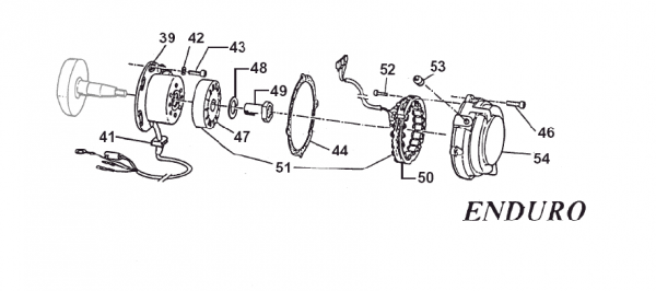 Kabeldurchführung Lichtgenerator. #21007`