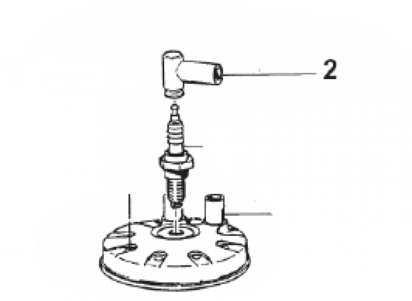 Zündkerzenstecker NGK LB05EMH. # 21017`  Bitte Artikel # 21087 bestellen,