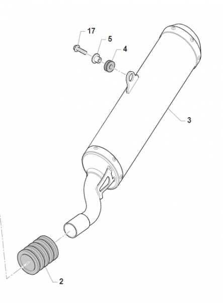 Gummi, Aufhängung Schalldämpfer HGS. # 21142`