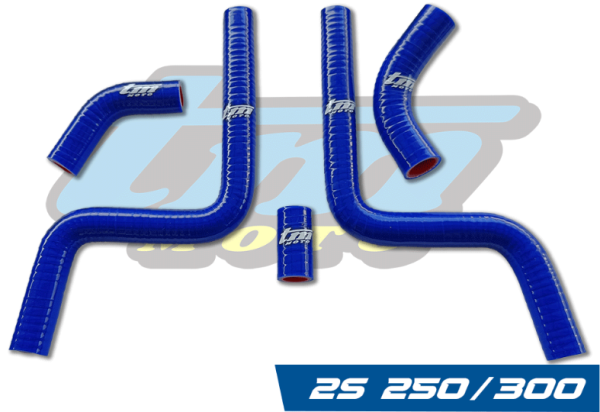 Kit Kühlerschläuche Silicon TM Moto 2T 250/300. # 21151`