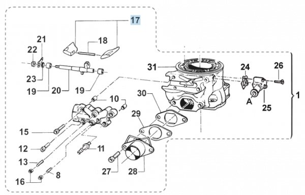 Auslaßschieber 144cc, # 22144.