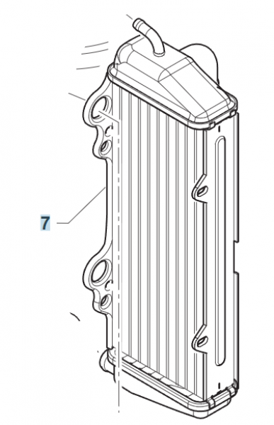 Kühler 2T +4T links,  my 2022. # 23084`