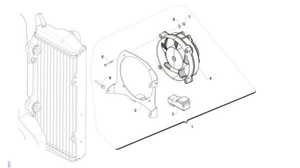 Lüfterkit CPL 4T MY 2022, # 23095`