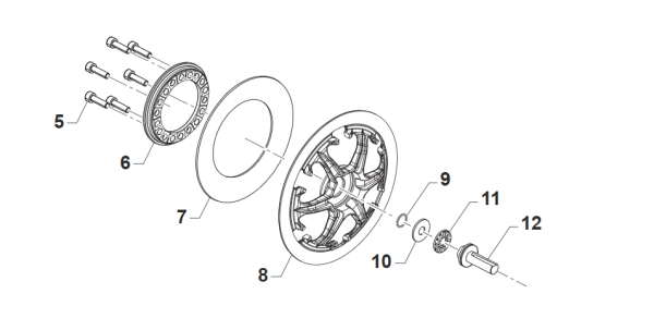 Verstellring für Tellerfeder open clutch. # 25019`