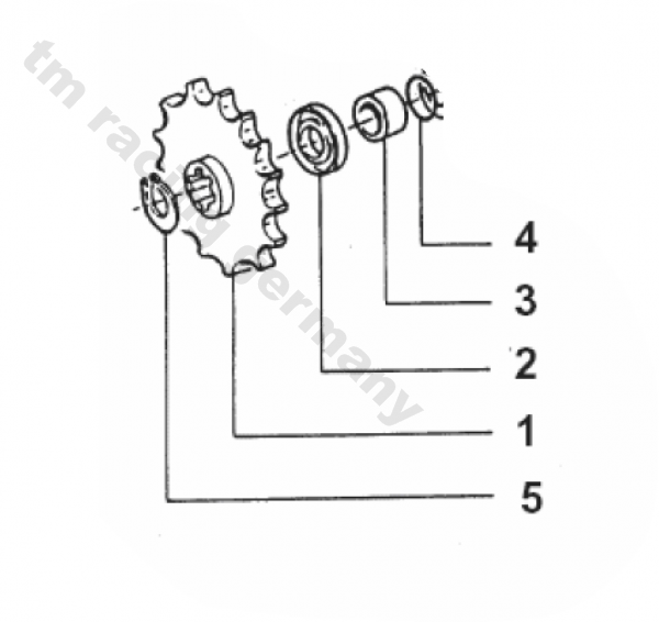 Distanzbuchse Getriebeausgangswelle , # 26002.1´