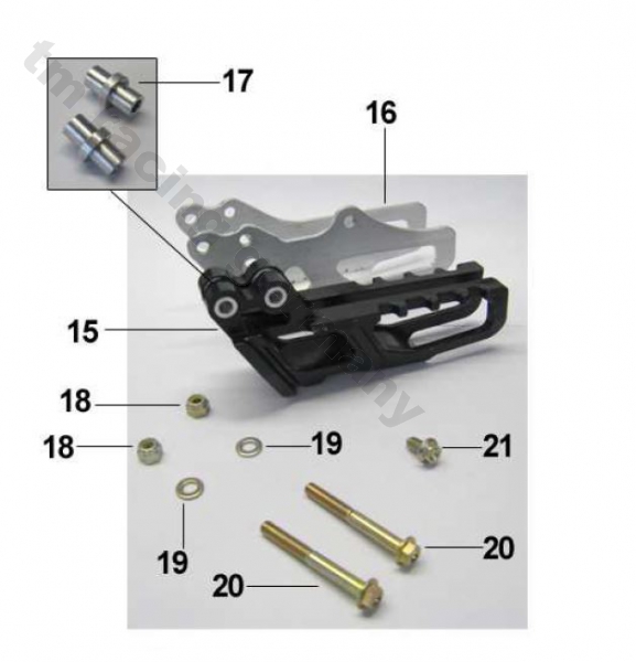 Buchse Kettenführung, Kettenklotz 2010 , #26092`