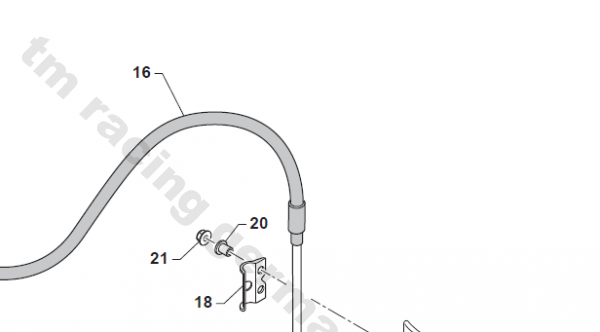 Buchse Bremsschlauchklemmung vorne, # 26159