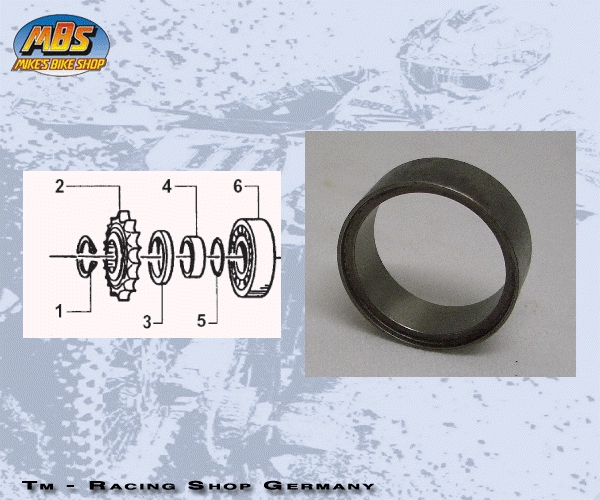 Distanzbuchse Getriebeausgang 250/300cc. # 26251`