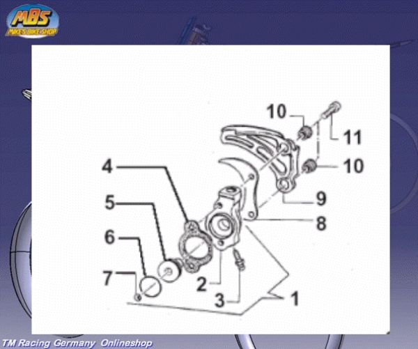 Kupplungsnehmer, nur Gehäuse, bitte # 30206 bestellen