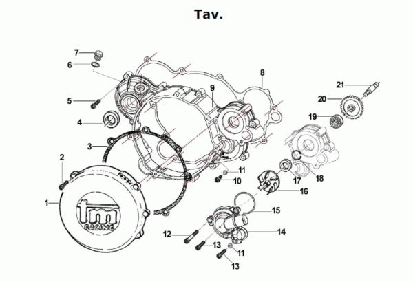 O Ring Wasserpumpe 250 / 300 2T mod 2015, # 12023`