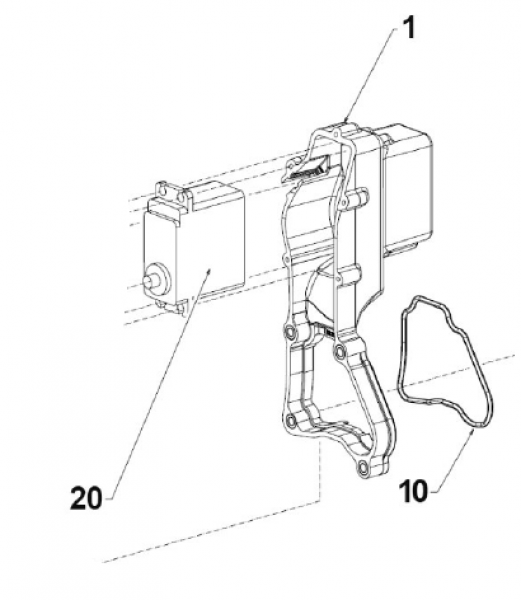 Gehäuse für Servomotor TMEES_2 125/144. # 30291`