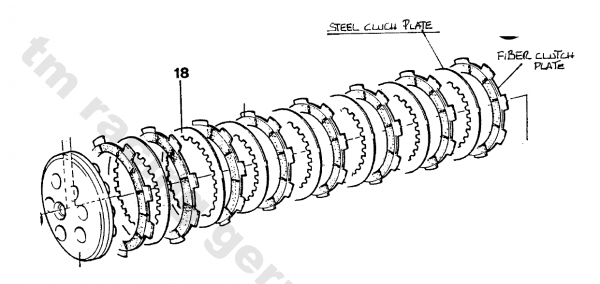 Kupplungscheibe Stahl 1,5mm. # 35254`