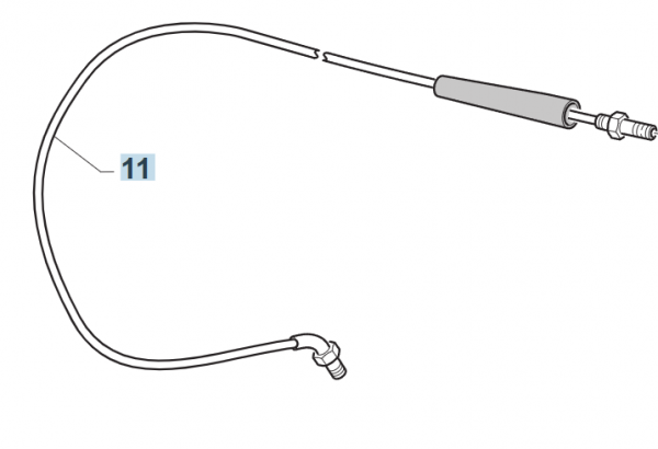 Kupplungsleitung TM Racing 250/300 2S ab mod 2019. # 35302`