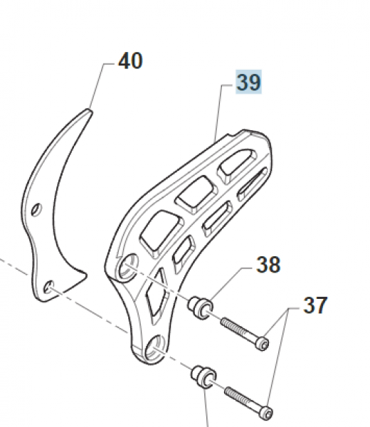 Ritzelabdeckung. # 40029`