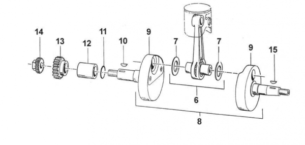 Mutter/Zahnrad Wasserpumpe, # 40247,